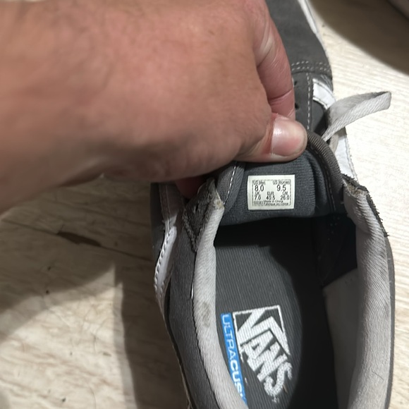 Ultra Kush vans gray size 9 1/2 women size 8 men - Picture 3 of 4